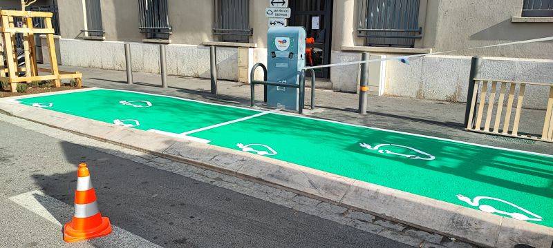 Place de stationnement IRVE a Marseille 