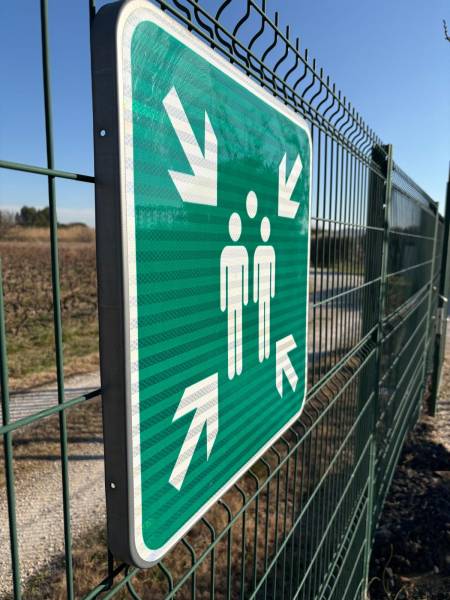 Panneau point de rassemblement a Salon-de-Provence 